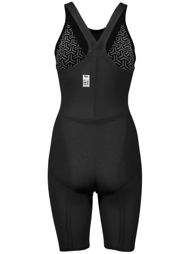 Arena Women's Powerskin Carbon Glide Openback Kneesuit Black/Gold-3